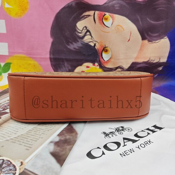 ✨✨Coach X Teri Shoulder Bag In Signature Canvas With Snoopy - Picture 10 of 14